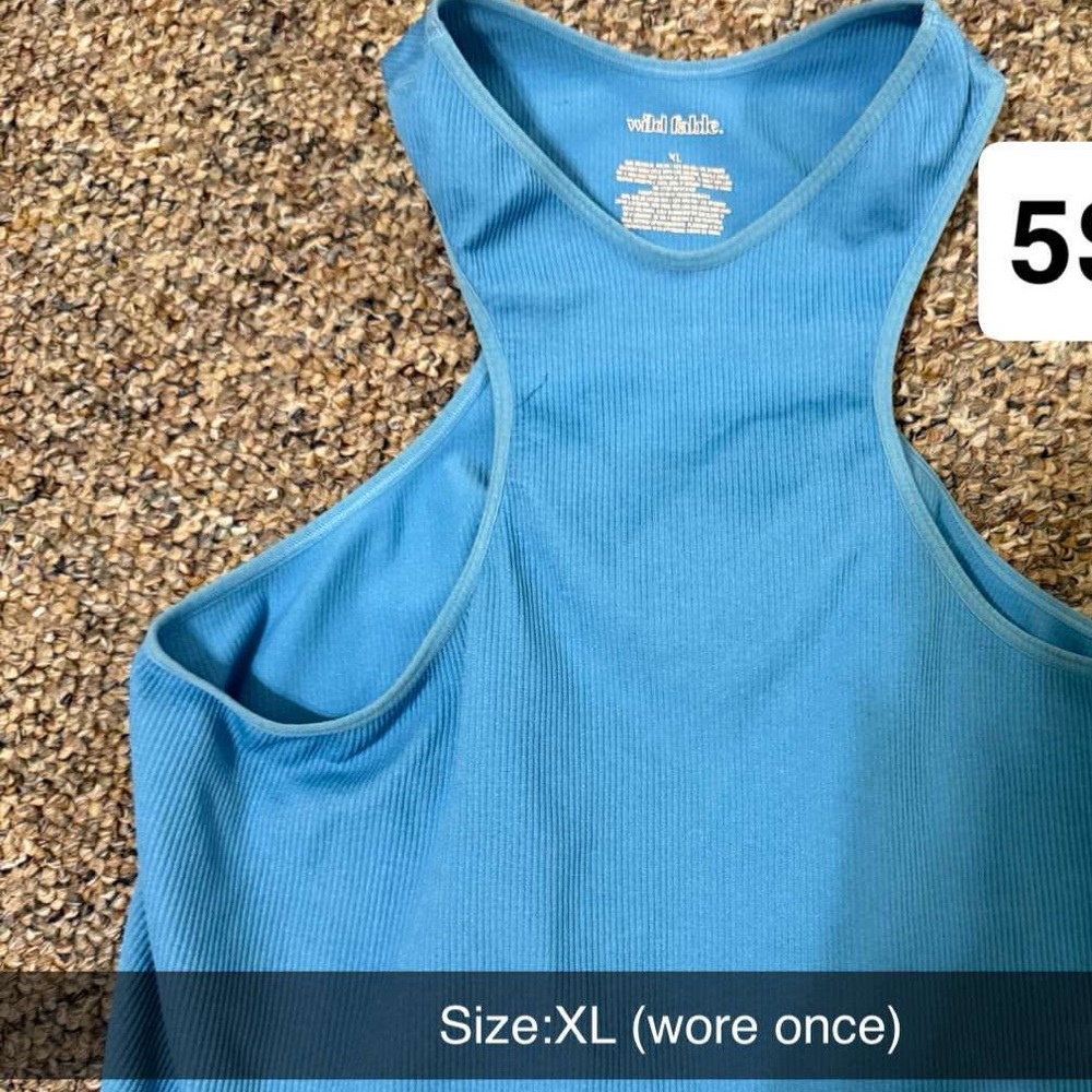 Wild Fable Teal Tank Top